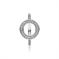 Pandora Jewelry Hearts of Pandora Jewelry Halo Ring-Clear CZ 191039CZ